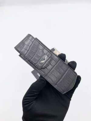 Bao da Vertu Signature S alligator xám