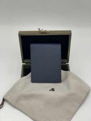 Ví gấp đôi nam màu xanh navy