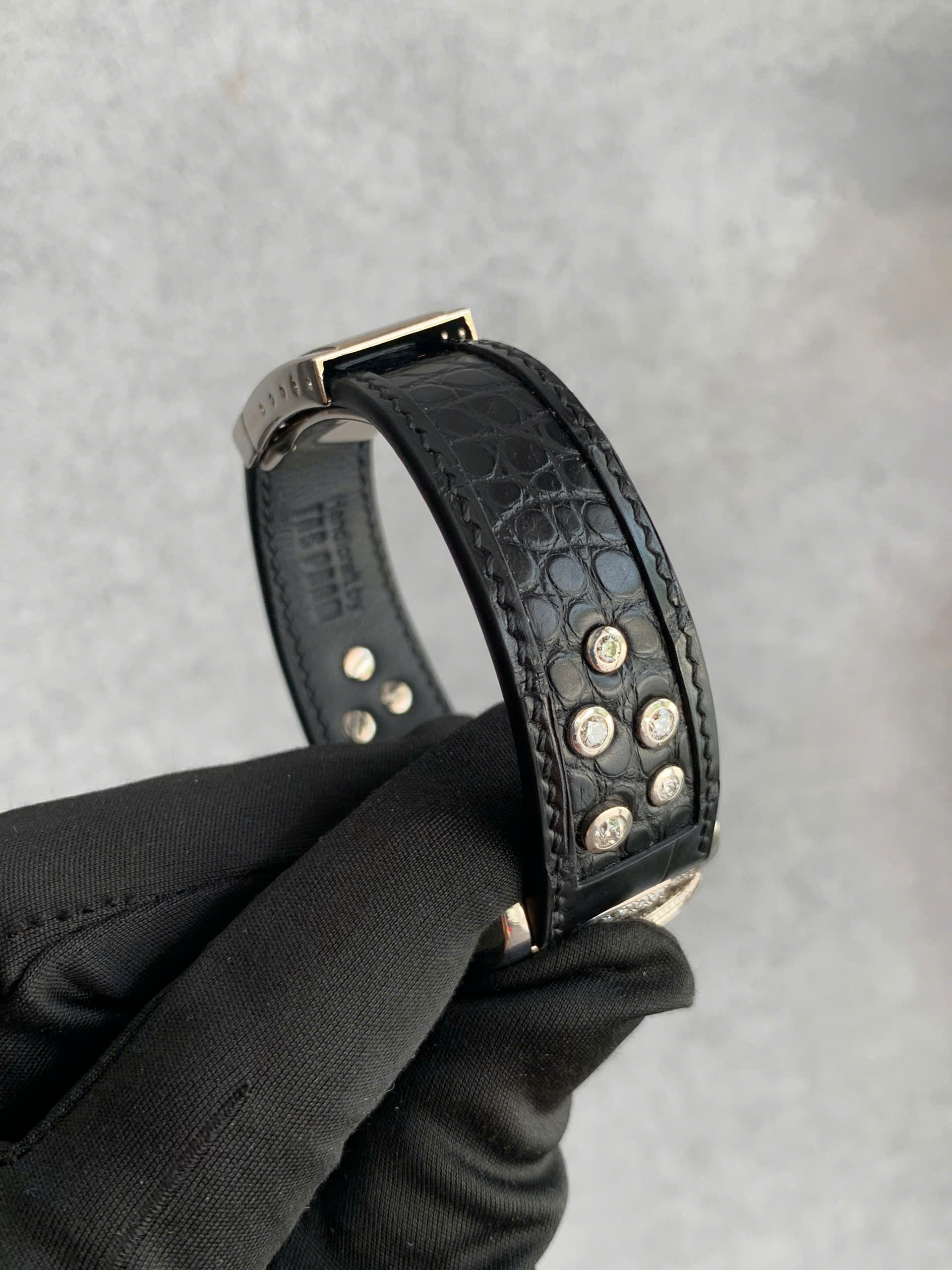 Dây đồng hồ Rolex Datejust - da cá sấu Pháp - Hình ảnh 6