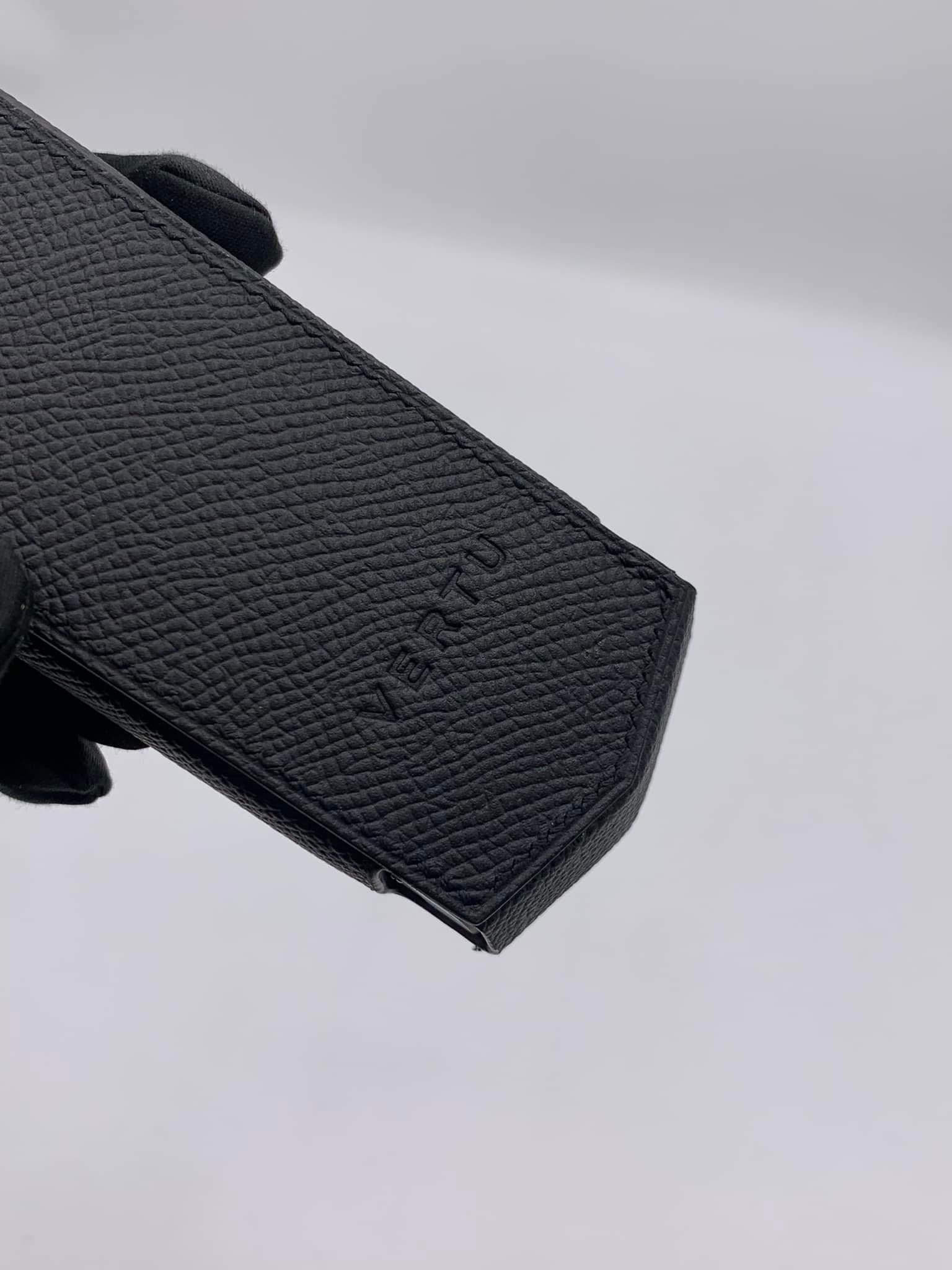 Bao da Vertu Signature S màu đen da Epsom - Hình ảnh 7