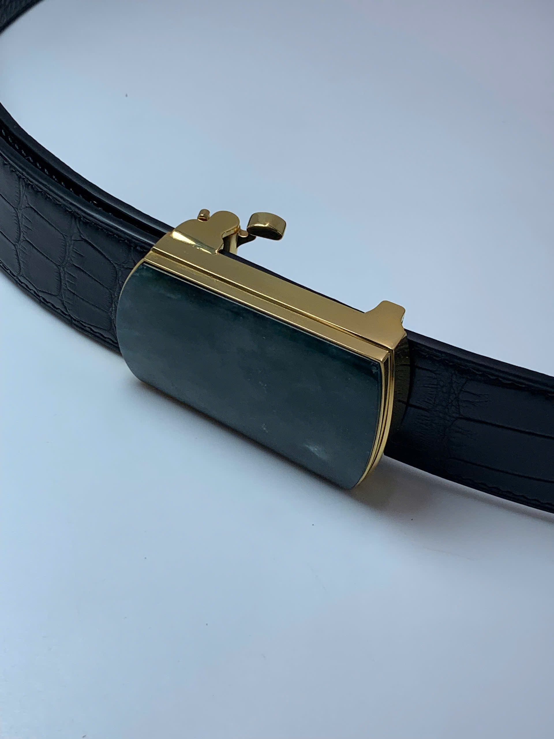 Dây lưng da cá sấu khóa tự động – Chế tác thủ công Thế Phạm - Hình ảnh 8