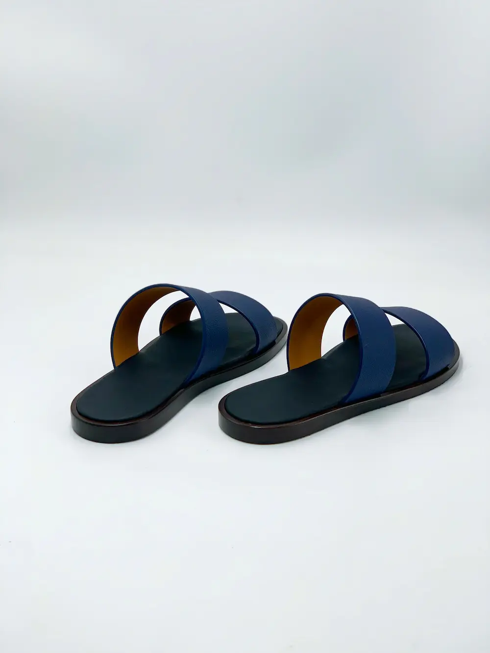 Dép TP nam – GoRi màu xanh blue lót đen - Hình ảnh 6